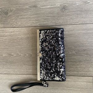 Perfect sequin wristlet in time for the holiday parties !